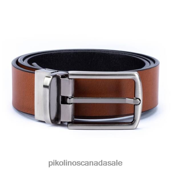 CINTURONES classic plain reversible belt Men Brandy/Bla 4604J1049 Pikolinos Accessory