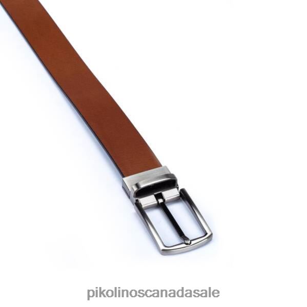 CINTURONES classic plain reversible belt Men Brandy/Bla 4604J1049 Pikolinos Accessory