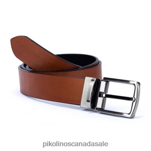 CINTURONES classic plain reversible belt Men Brandy/Bla 4604J1049 Pikolinos Accessory