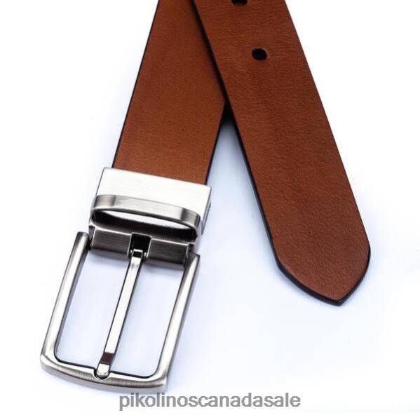 CINTURONES classic plain reversible belt Men Brandy/Bla 4604J1049 Pikolinos Accessory