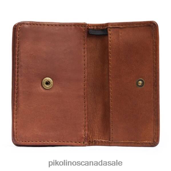 CARTERAS button fastener purse Men Cognac 4604J682 Pikolinos Accessory