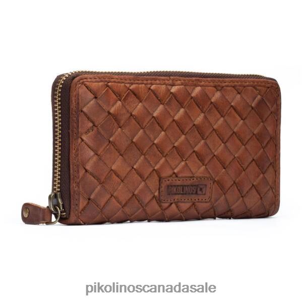 CARTERAS honeycomb pattern wallet Women Cognac 4604J416 Pikolinos Accessory