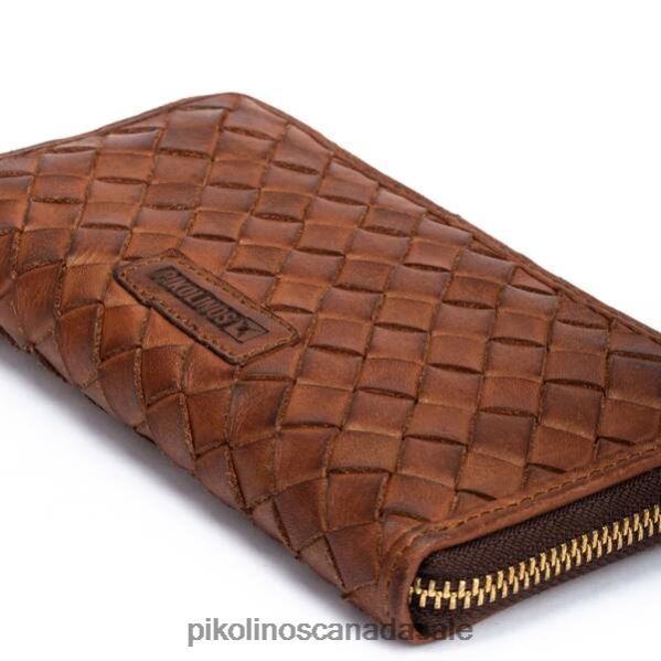 CARTERAS honeycomb pattern wallet Women Cognac 4604J416 Pikolinos Accessory
