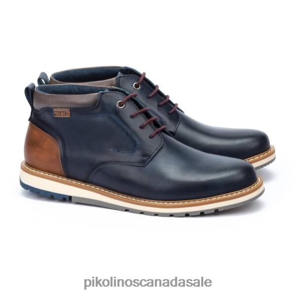 BERNA Berna lace-up ankle boots Men Blue 4604J643 Pikolinos Footwear