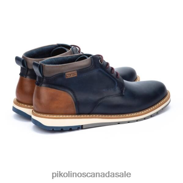 BERNA Berna lace-up ankle boots Men Blue 4604J643 Pikolinos Footwear