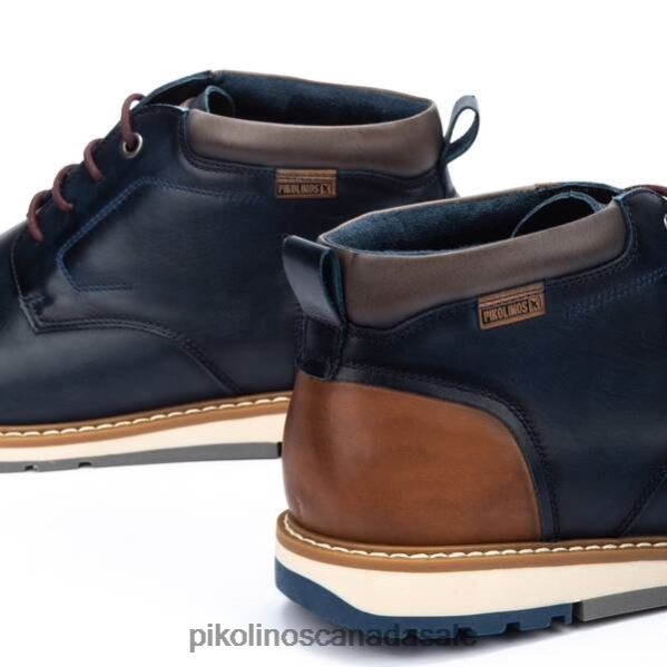 BERNA Berna lace-up ankle boots Men Blue 4604J643 Pikolinos Footwear