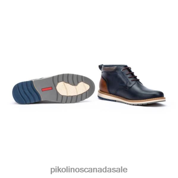 BERNA Berna lace-up ankle boots Men Blue 4604J643 Pikolinos Footwear