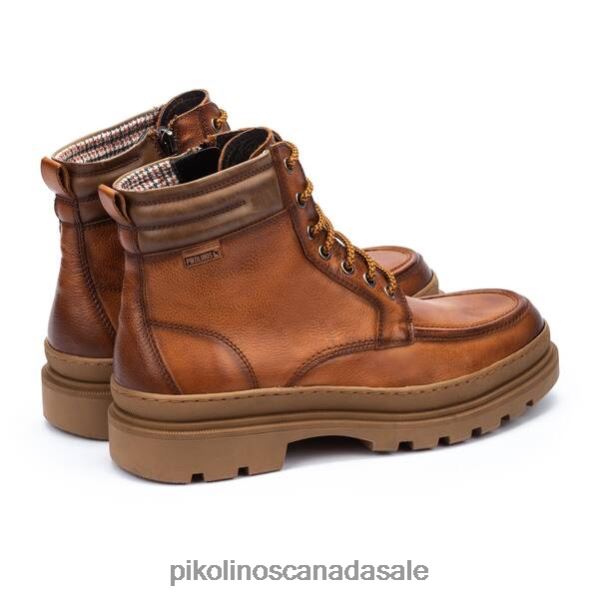 OURENSE Ourense lace-up boots with side zipper Men Brandy 4604J631 Pikolinos Footwear