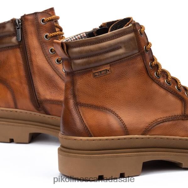 OURENSE Ourense lace-up boots with side zipper Men Brandy 4604J631 Pikolinos Footwear