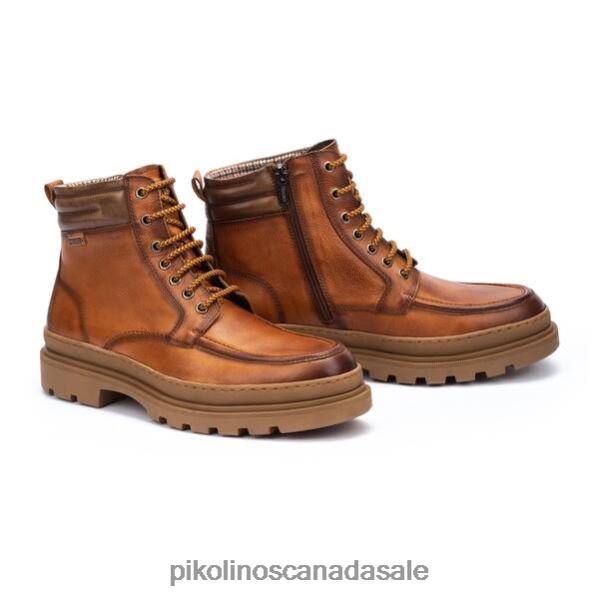 OURENSE Ourense lace-up boots with side zipper Men Brandy 4604J631 Pikolinos Footwear