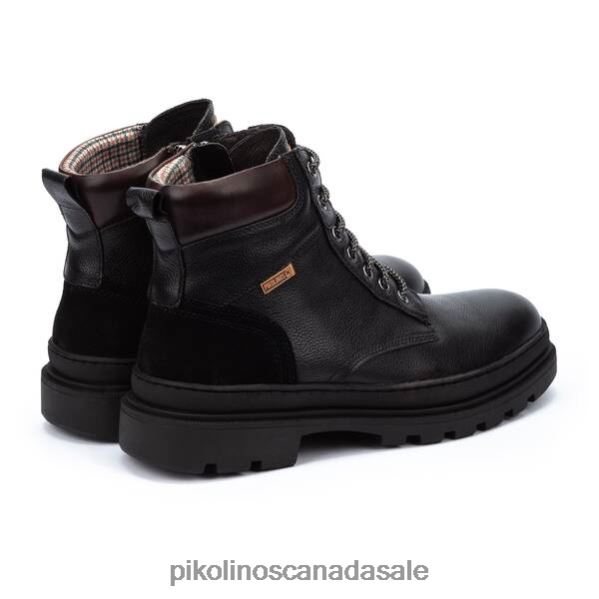 OURENSE Ourense lace-up boots with zipper Men Black 4604J627 Pikolinos Footwear