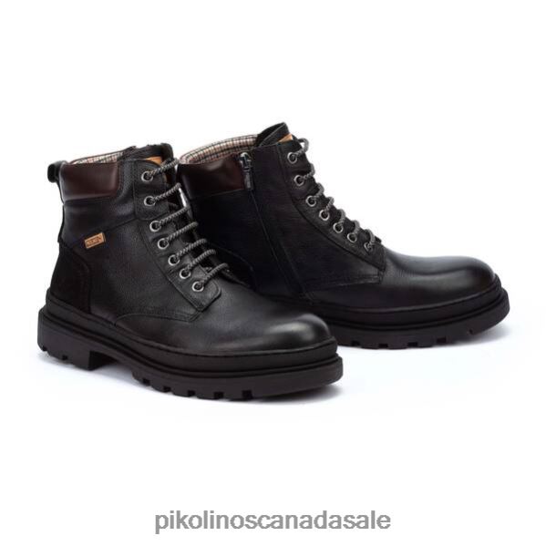 OURENSE Ourense lace-up boots with zipper Men Black 4604J627 Pikolinos Footwear