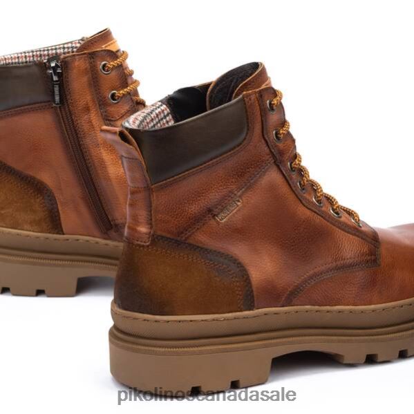 OURENSE Ourense lace-up boots with zipper Men Brandy 4604J629 Pikolinos Footwear