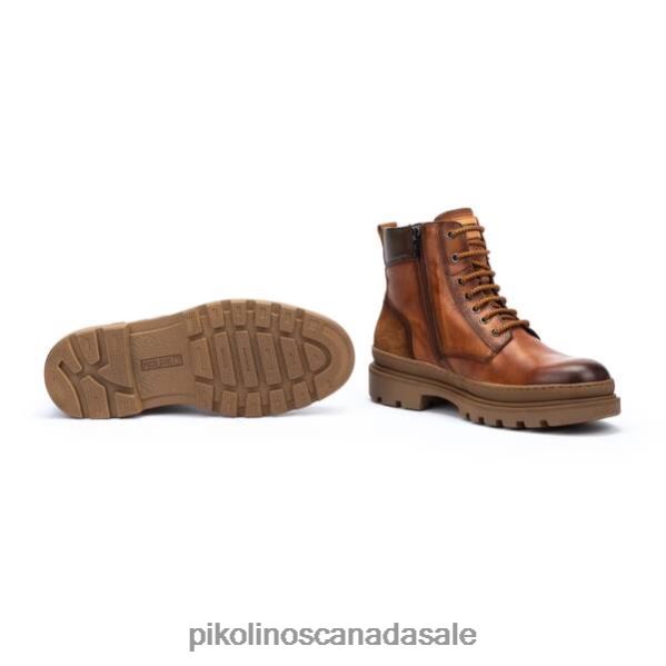 OURENSE Ourense lace-up boots with zipper Men Brandy 4604J629 Pikolinos Footwear