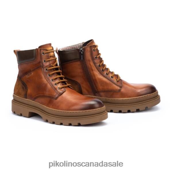 OURENSE Ourense lace-up boots with zipper Men Brandy 4604J629 Pikolinos Footwear