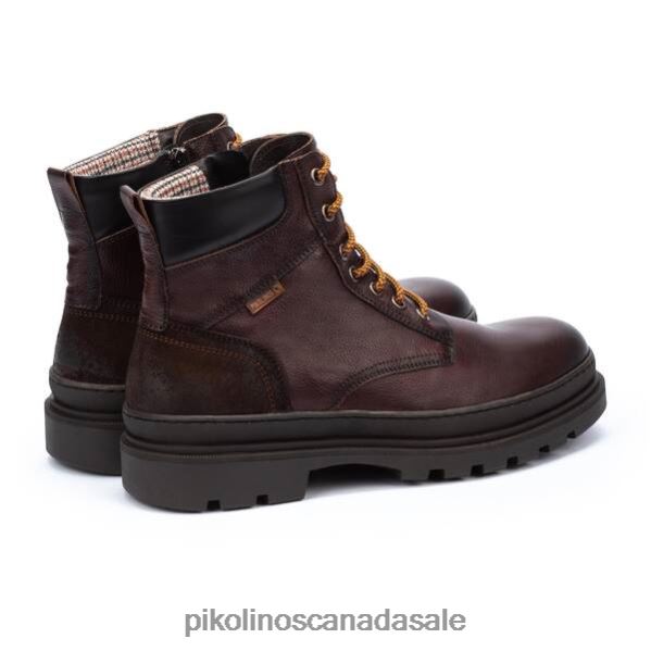 OURENSE Ourense lace-up boots with zipper Men Caoba 4604J628 Pikolinos Footwear