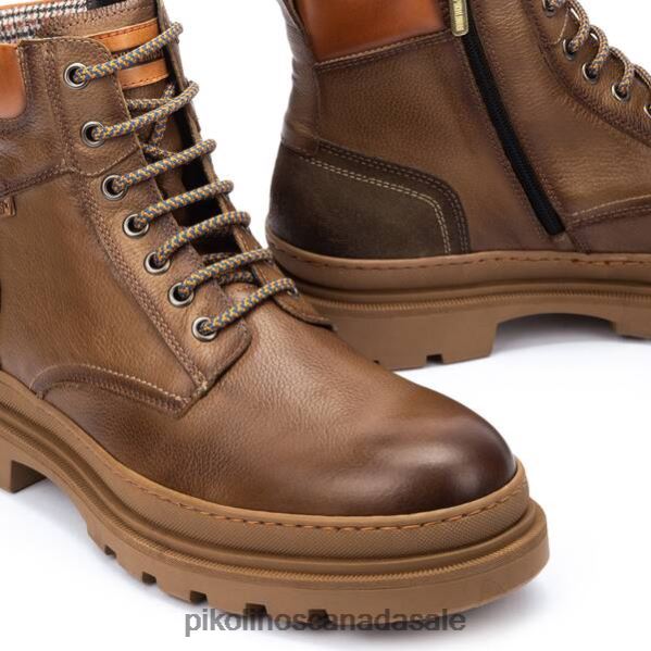 OURENSE Ourense lace-up boots with zipper Men Olive 4604J630 Pikolinos Footwear