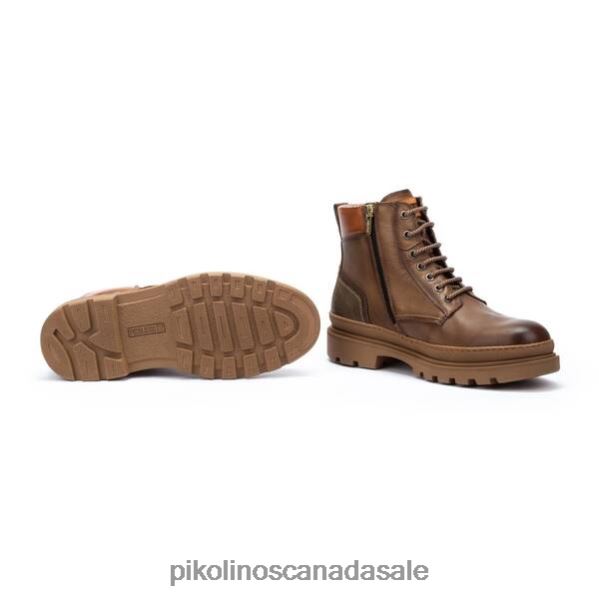 OURENSE Ourense lace-up boots with zipper Men Olive 4604J630 Pikolinos Footwear