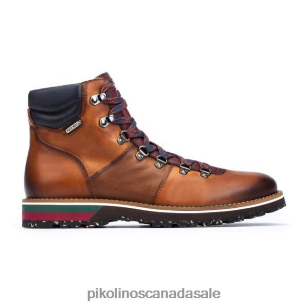 PIRINEOS leather boots with light sole Men Brandy 4604J1028 Pikolinos Footwear