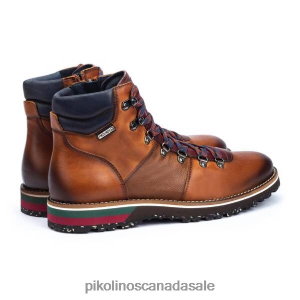 PIRINEOS leather boots with light sole Men Brandy 4604J1028 Pikolinos Footwear