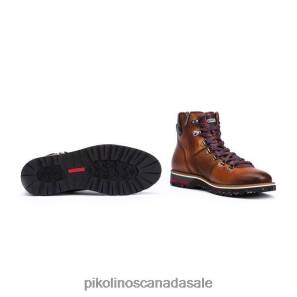 PIRINEOS leather boots with light sole Men Brandy 4604J1028 Pikolinos Footwear