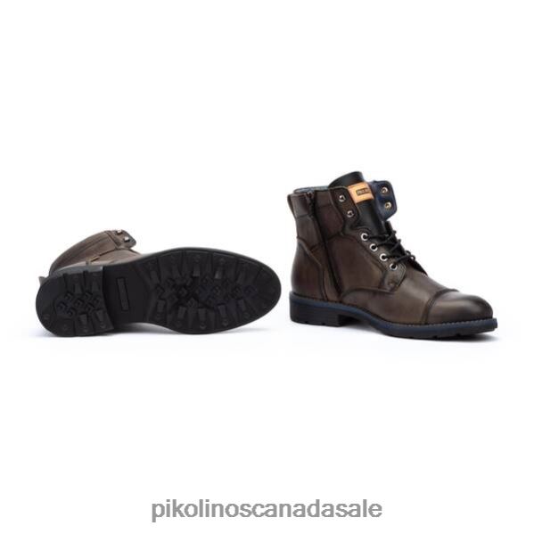YORK York boots with zipper Men Kaki 4604J622 Pikolinos Footwear