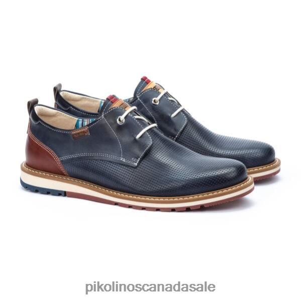 BERNA bluchers with sport sole Men Blue 4604J602 Pikolinos Footwear