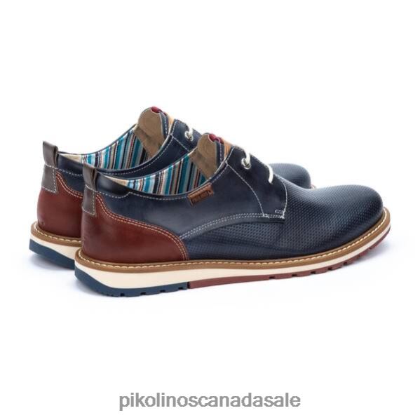 BERNA bluchers with sport sole Men Blue 4604J602 Pikolinos Footwear