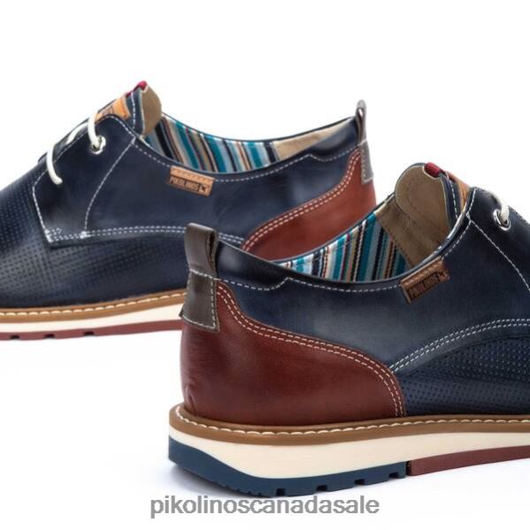 BERNA bluchers with sport sole Men Blue 4604J602 Pikolinos Footwear