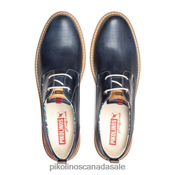 BERNA bluchers with sport sole Men Blue 4604J602 Pikolinos Footwear