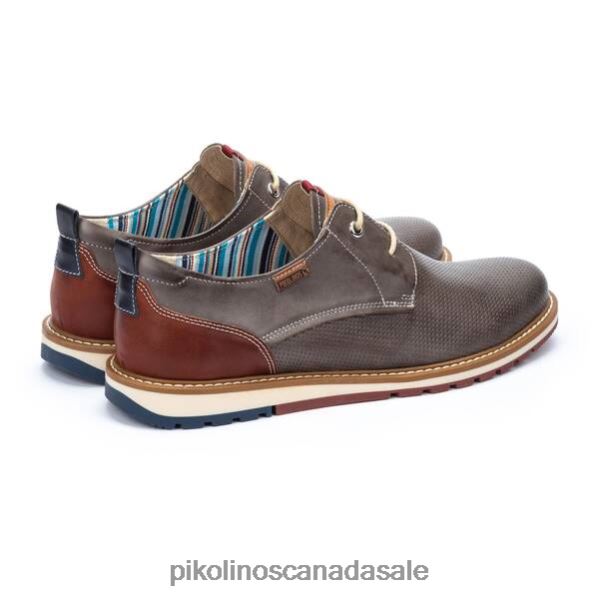 BERNA bluchers with sport sole Men Dark Grey 4604J600 Pikolinos Footwear