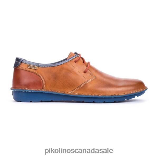 SANTIAGO santiago blucher with visible stitching Men Brandy 4604J902 Pikolinos Footwear