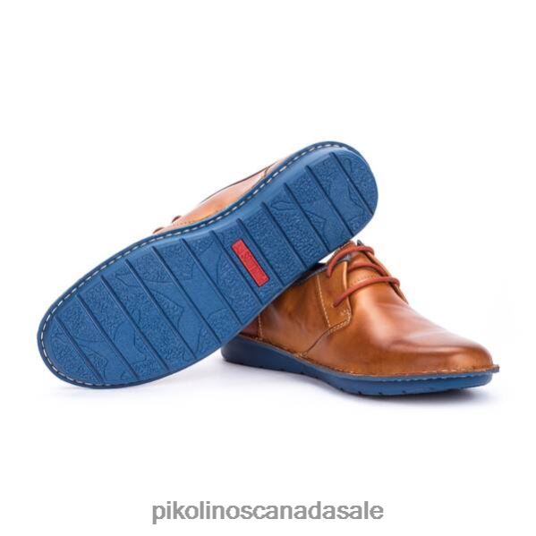 SANTIAGO santiago blucher with visible stitching Men Brandy 4604J902 Pikolinos Footwear