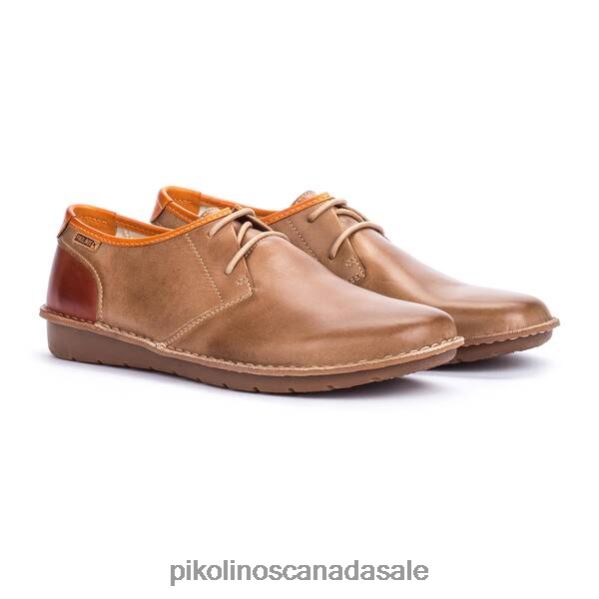 SANTIAGO santiago blucher with visible stitching Men Castor 4604J903 Pikolinos Footwear