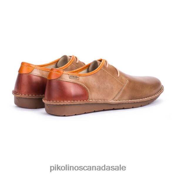 SANTIAGO santiago blucher with visible stitching Men Castor 4604J903 Pikolinos Footwear