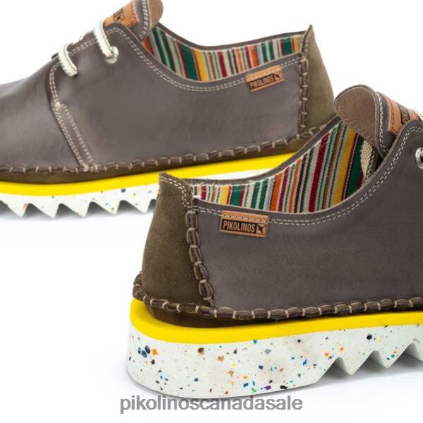 VILLENA bluchers with sport sole Men Dark Grey 4604J613 Pikolinos Footwear