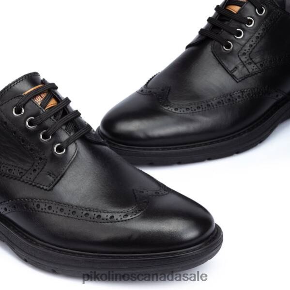 BUSOT leather derby shoes with sport sole Men Black 4604J898 Pikolinos Footwear