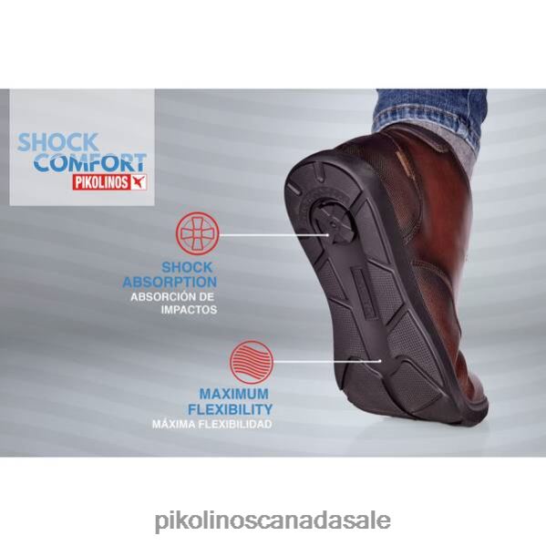 DURANGO lace-up leather derby shoes with colour contrast Men Blue 4604J933 Pikolinos Footwear