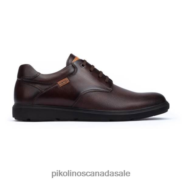 DURANGO lace-up leather derby shoes with weathered design Men Olmo 4604J957 Pikolinos Footwear