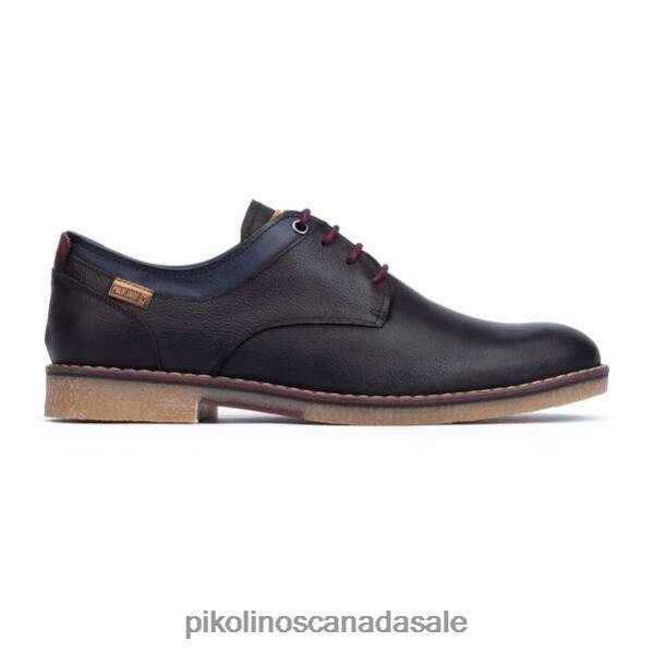 IRUN derby shoes with unique colour contrast around ankle Men Black 4604J942 Pikolinos Footwear