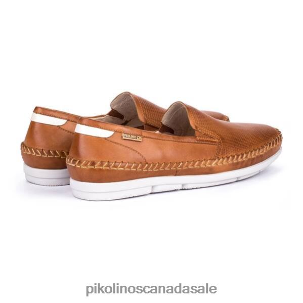 ALTET altet embossed leather moccasin Men Brandy 4604J994 Pikolinos Footwear