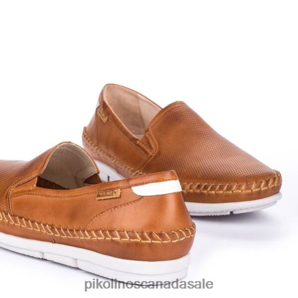 ALTET altet embossed leather moccasin Men Brandy 4604J994 Pikolinos Footwear