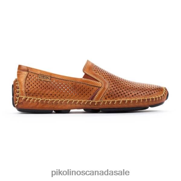 JEREZ jerez die cut leather moccasin Men Brandy 4604J523 Pikolinos Footwear