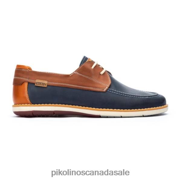 JUCAR leather boat shoes Men Blue 4604J528 Pikolinos Footwear