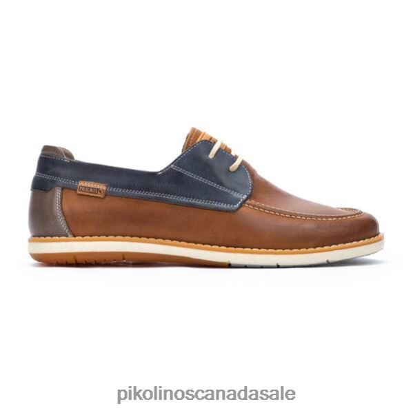 JUCAR leather boat shoes Men Brandy 4604J527 Pikolinos Footwear