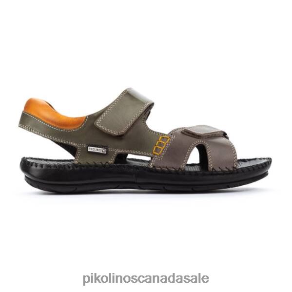TARIFA double velcro sandals Men Dark Grey 4604J846 Pikolinos Footwear
