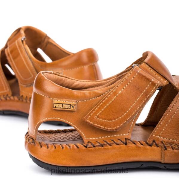TARIFA tarifa strap sandal with velcro closure Men Brandy 4604J505 Pikolinos Footwear