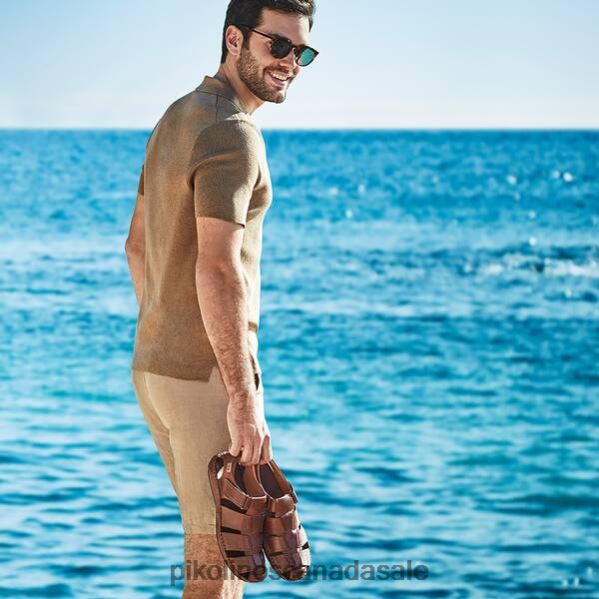 TARIFA tarifa strap sandal with velcro closure Men Cuero 4604J504 Pikolinos Footwear