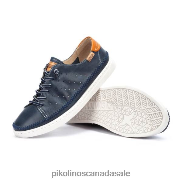 ALICANTE sneakers with perforated detailing Men Blue 4604J489 Pikolinos Footwear