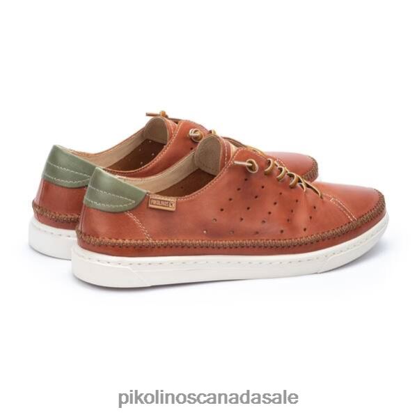 ALICANTE sneakers with perforated detailing Men Brick 4604J490 Pikolinos Footwear